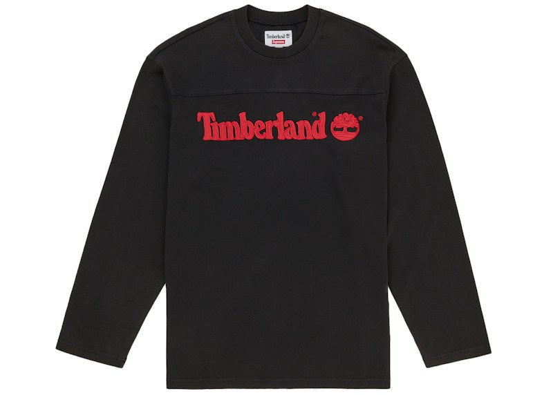 Supreme Timberland L/S Football Top Black (FW26)