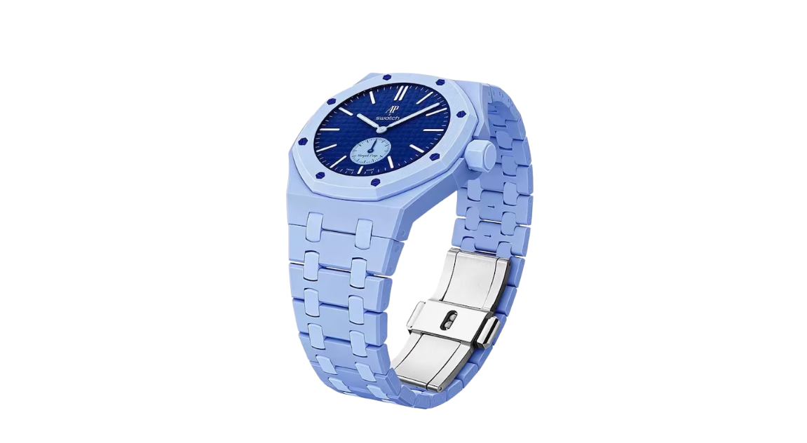Swatch x AP Royal Pop Case-Strap Light Blue – Takeoff Copenhagen