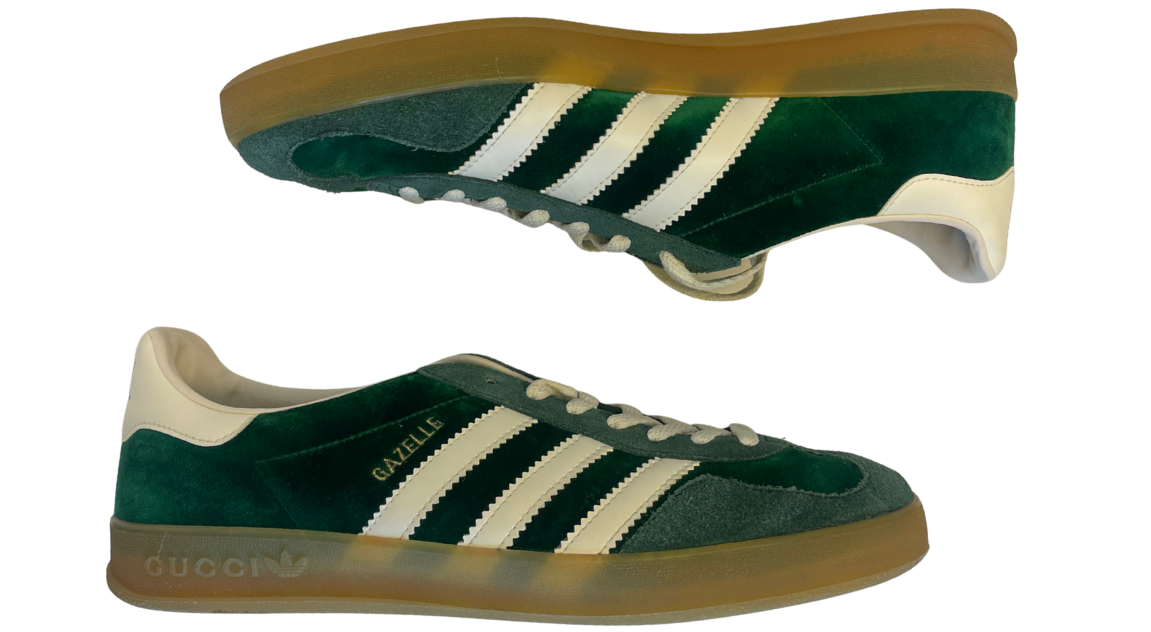 adidas gazelle silver green womens Adidas x Gucci Gazelle Green (P) – Takeoff Copenhagen