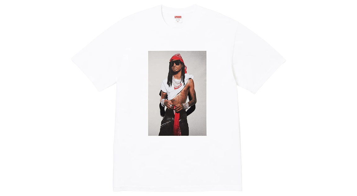 Supreme Playboi Carti Tee White – Takeoff Copenhagen