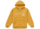 Supreme Timberland Thermal Lined Zip Up Hooded Sweatshirt Yellow (FW26)