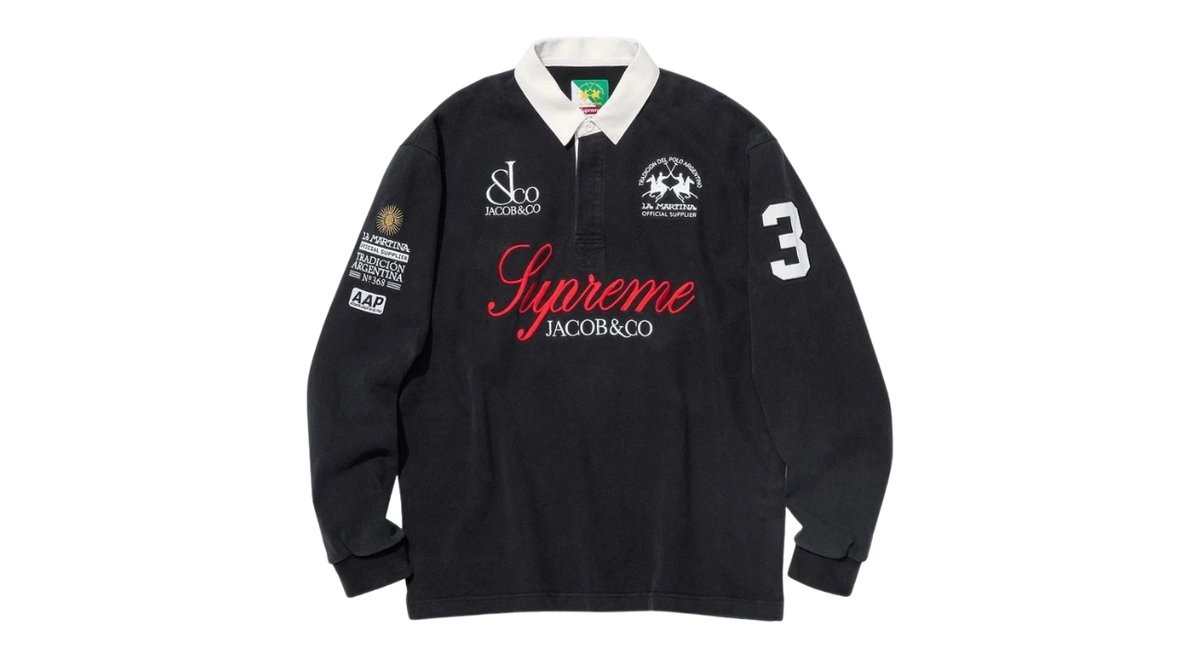 Supreme La Martina Rugby Black – Takeoff Copenhagen Supreme La Martina Rugby Black – Takeoff Copenhagen