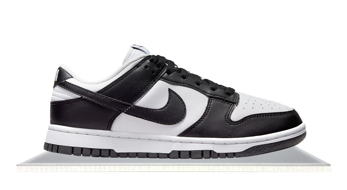 dunk low black white nature