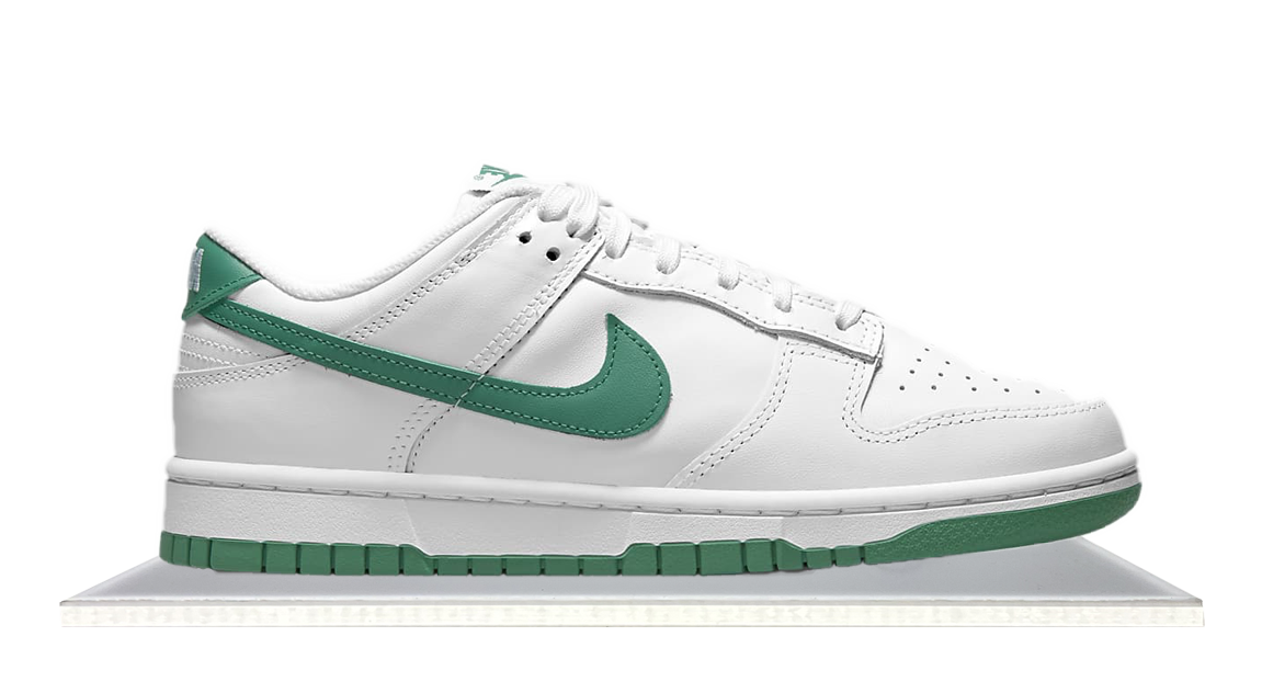 Dunk Low White Green Noice